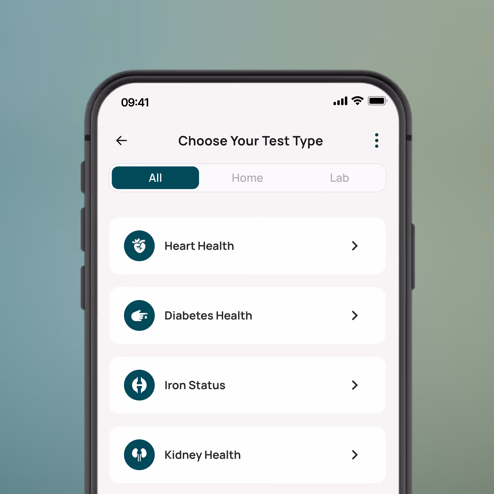 Weightless App UI Blood Tests