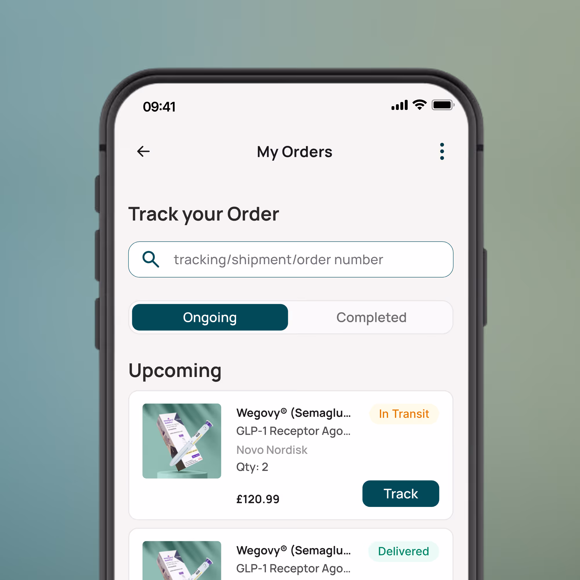 Weightless App UI Tracking
